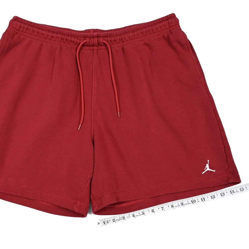 Jordan Sweat Shorts Mens 2XL Red Fleece Jumpman Lounge Pockets FV7285-687 Casual